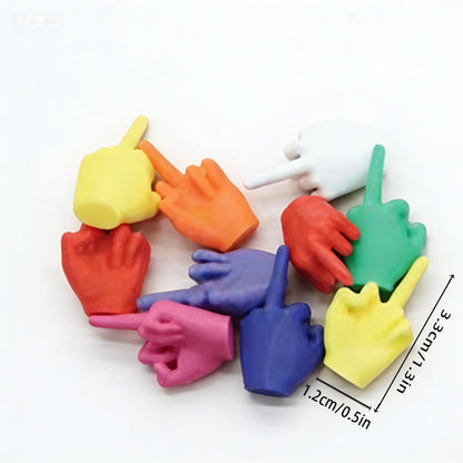 Mini middle finger fun decoration