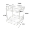 Multi-Layer Kitchen Storage Rack – Space-Saving Organizer for Cabinets & Countertops