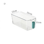 Clear Fridge Organizer Bins – Stackable Food Storage Containers with Easy-Grip Handles