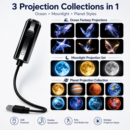 ✨ Plug-and-Play HD Star Projecto