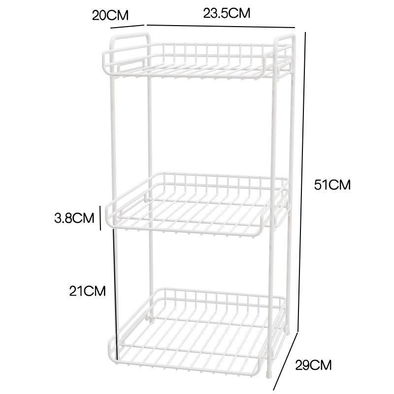 Multi-Layer Kitchen Storage Rack – Space-Saving Organizer for Cabinets & Countertops