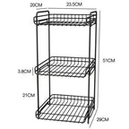 Multi-Layer Kitchen Storage Rack – Space-Saving Organizer for Cabinets & Countertops