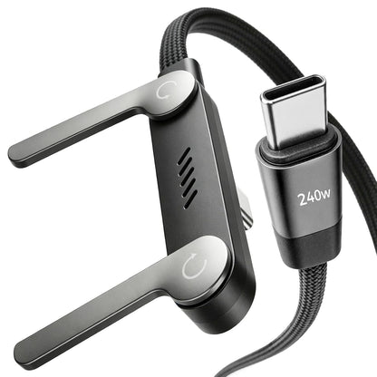 USB-C Fast-Charging Cable with Invisible Stand