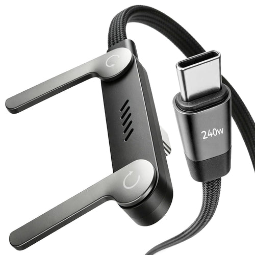 USB-C Fast-Charging Cable with Invisible Stand