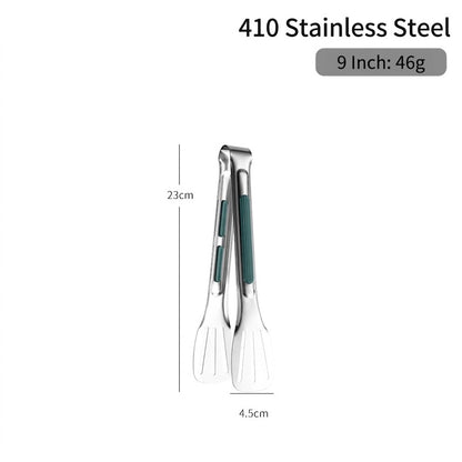 Stainless Steel Kitchen Tongs – Non-Slip Heat Resistant Cooking & Serving Tongs