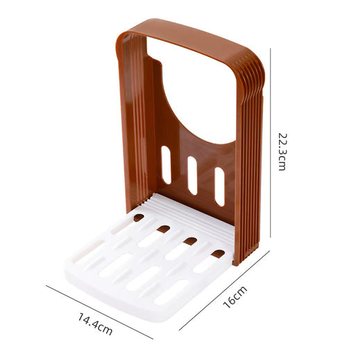 Bread Slicer Cutter – Adjustable Thickness & Foldable Design