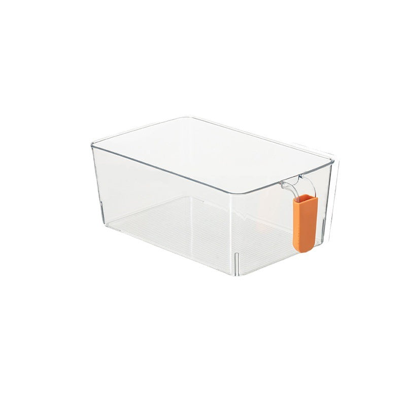 Clear Fridge Organizer Bins – Stackable Food Storage Containers with Easy-Grip Handles