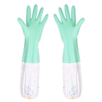 Heavy-Duty Latex Cleaning Gloves – Non-Slip Waterproof Dishwashing Gloves