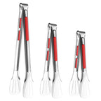Stainless Steel Kitchen Tongs – Non-Slip Heat Resistant Cooking & Serving Tongs