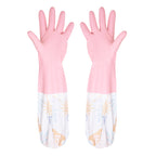 Heavy-Duty Latex Cleaning Gloves – Non-Slip Waterproof Dishwashing Gloves