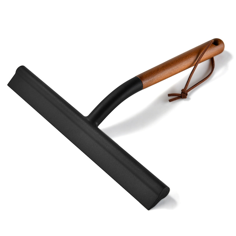 Silicone Squeegee Cleaner – Streak-Free Water Wiper with Wooden Handle