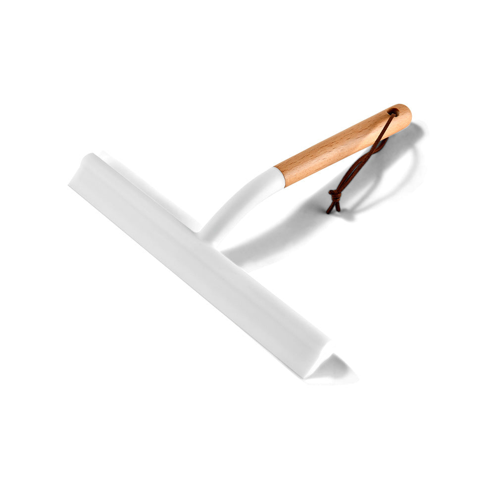 Silicone Squeegee Cleaner – Streak-Free Water Wiper with Wooden Handle
