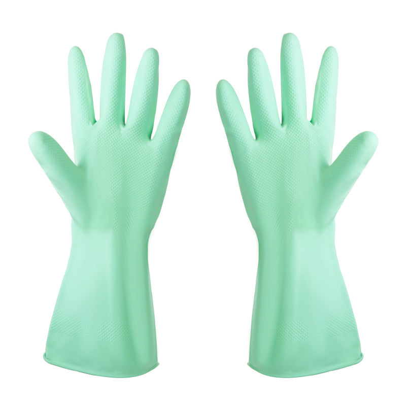 Heavy-Duty Latex Cleaning Gloves – Non-Slip Waterproof Dishwashing Gloves