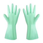 Heavy-Duty Latex Cleaning Gloves – Non-Slip Waterproof Dishwashing Gloves