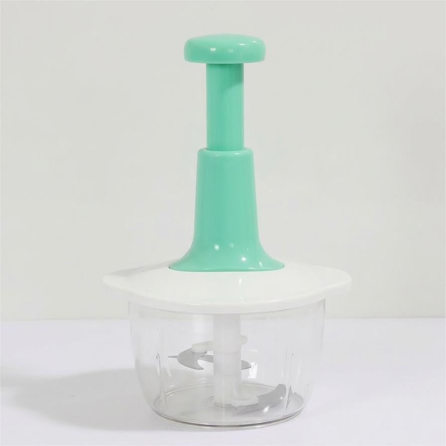 Manual Food Chopper – Multi-Layer Blade Vegetable & Meat Grinder