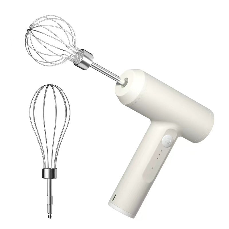 Wireless Electric Hand Mixer – 3-Speed Rechargeable Whisk for Baking & Cooking