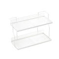 Wall-Mounted Kitchen Organizer Rack – No-Drill Storage Shelf for Countertop & Bathroom