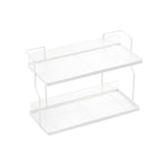 Wall-Mounted Kitchen Organizer Rack – No-Drill Storage Shelf for Countertop & Bathroom