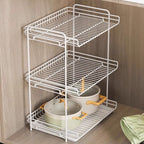 Multi-Layer Kitchen Storage Rack – Space-Saving Organizer for Cabinets & Countertops