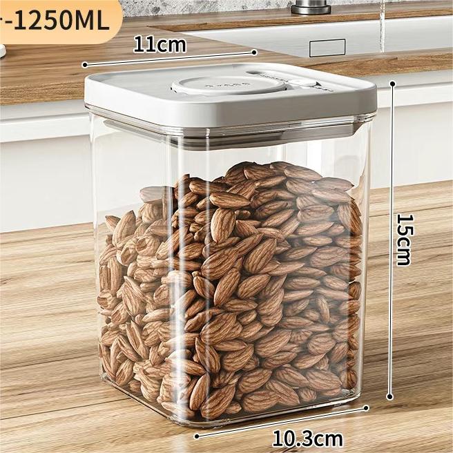 Airtight Food Storage Containers – Stackable Kitchen Pantry Organizer (Multi Sizes)