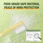 Reusable Ziplock Food Storage Bags – Thickened Leakproof Freezer Bags (Multi Size)  Product Description