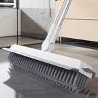 2-in-1 Floor Scrub Brush with Squeegee – Long Handle Multi-Surface Cleaning Tool