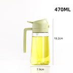 2-in-1 Oil Sprayer & Dispenser – Precision Spray & Pour Glass Oil Bottle