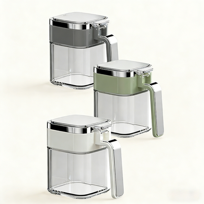 Smart Seasoning Jar – One-Press Lid & Airtight Storage
