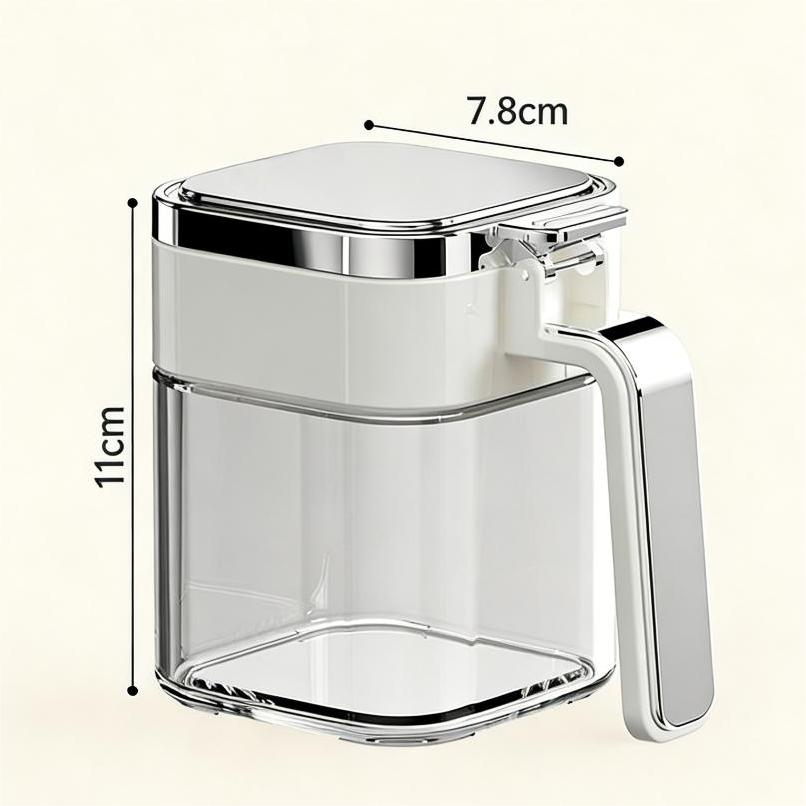 Smart Seasoning Jar – One-Press Lid & Airtight Storage