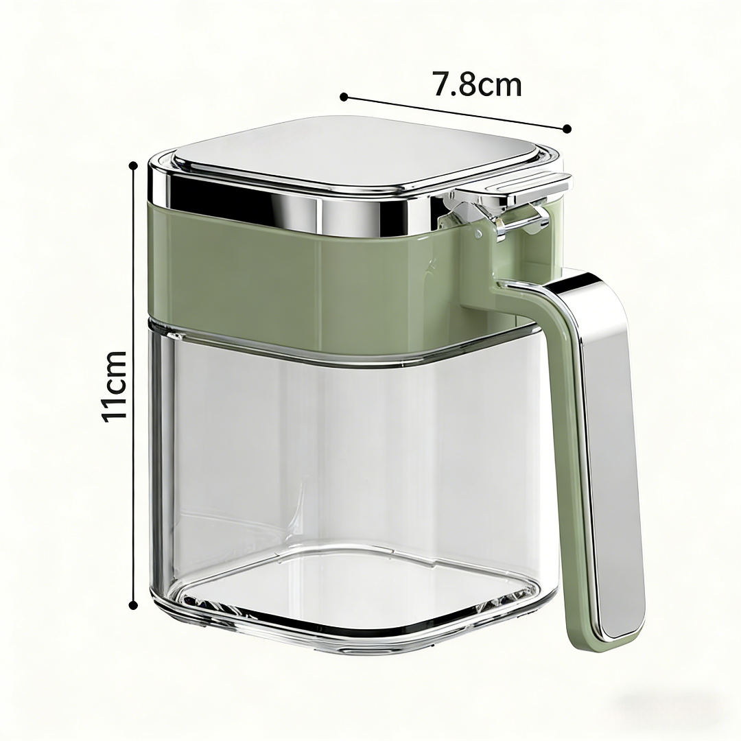 Smart Seasoning Jar – One-Press Lid & Airtight Storage