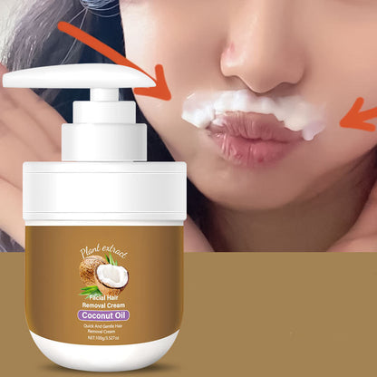🔥Last Day 50% OFF🔥 Gentle Coconut Oil Hair Removal Cream
