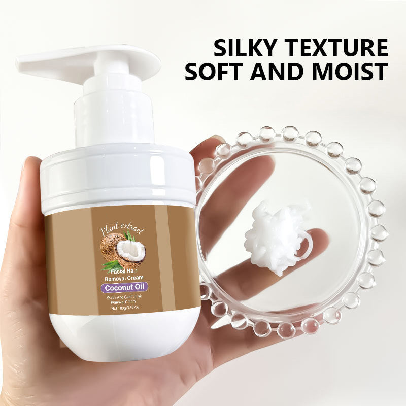 🔥Last Day 50% OFF🔥 Gentle Coconut Oil Hair Removal Cream