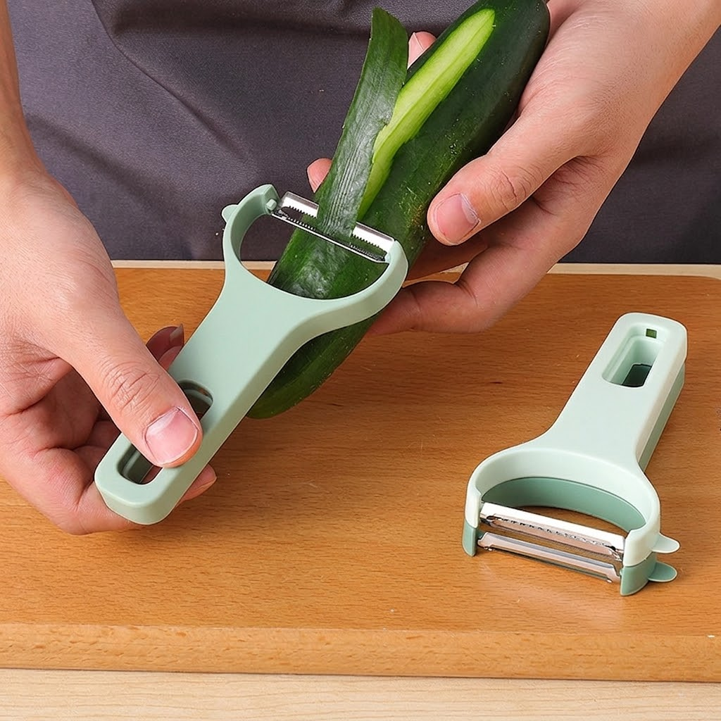 3-in-1 Vegetable Peeler – Multi-Blade Fruit & Vegetable Slicer